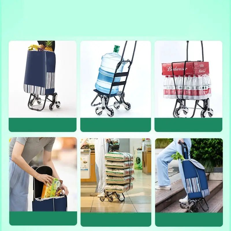 Gianxi Light Grocery Cart for Stairs
