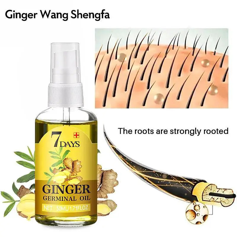 Ginger Hair Growth Serum Nourishing Scalp Treatment 50ml