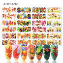 Gingerbread & Holly Festive Nail Art Stickers for Christmas