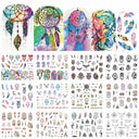 Gingerbread & Holly Festive Nail Art Stickers for Christmas