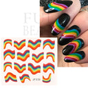 Gingerbread & Holly Festive Nail Art Stickers for Christmas