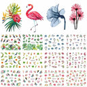 Gingerbread & Holly Festive Nail Art Stickers for Christmas