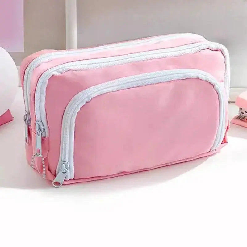 Girl Large Capacity Aesthetic Pencil Bag Pen Holder