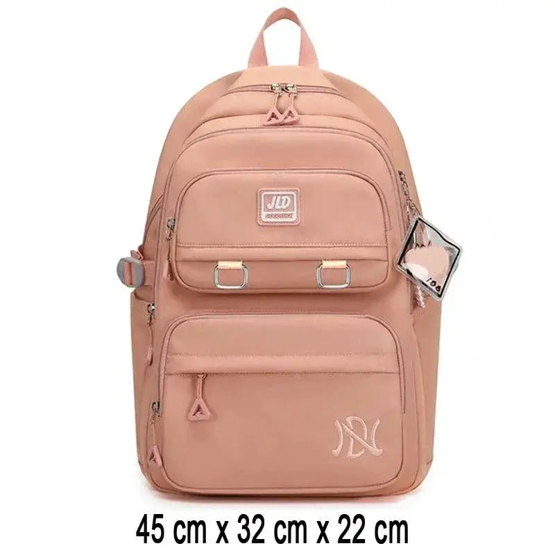 Pink School Backpack For Girls Teens Women Kids Everyday Use