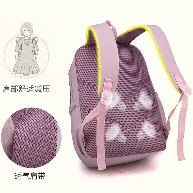 Pink School Backpack For Girls Teens Women Kids Everyday Use