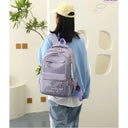 Girl School Bag Backpack For Teenager Women Pink Kids