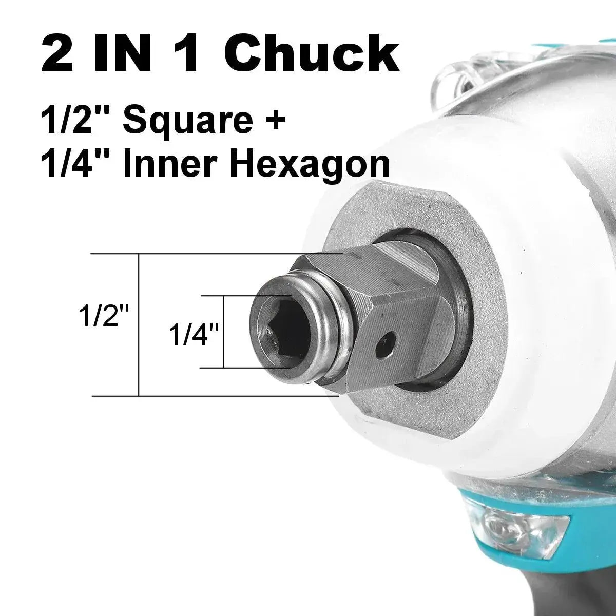 Gisam 520NM Brushless Cordless Electric Impact Wrench