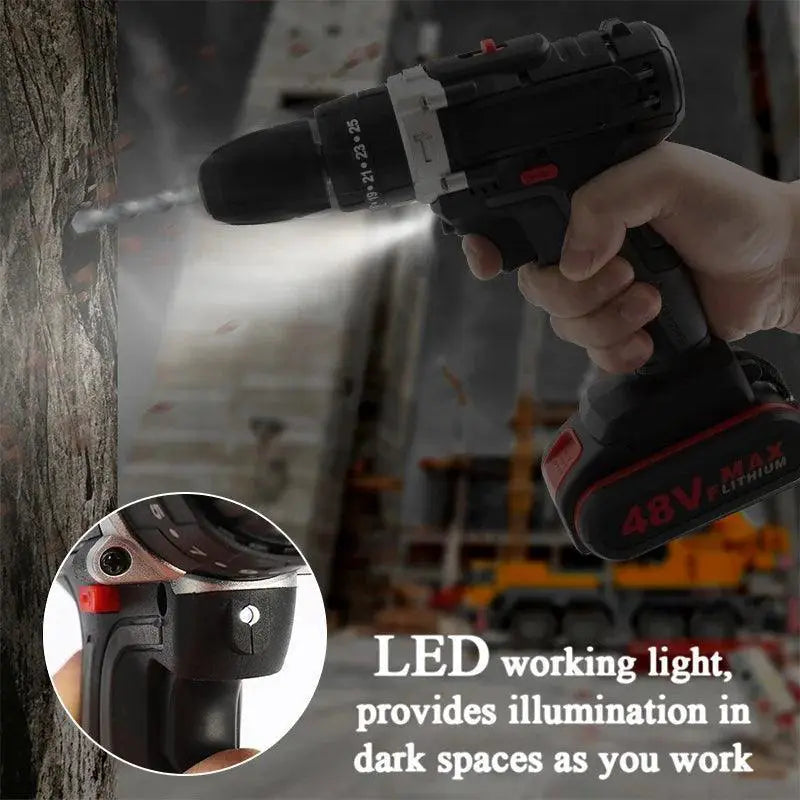Gisam 88VF Cordless Electric Impact Drill For Home Use