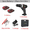 Gisam 88VF Cordless Electric Impact Drill for Home Use