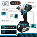 Gisam Brushless Electric Impact Wrench High Torque DIY Tool