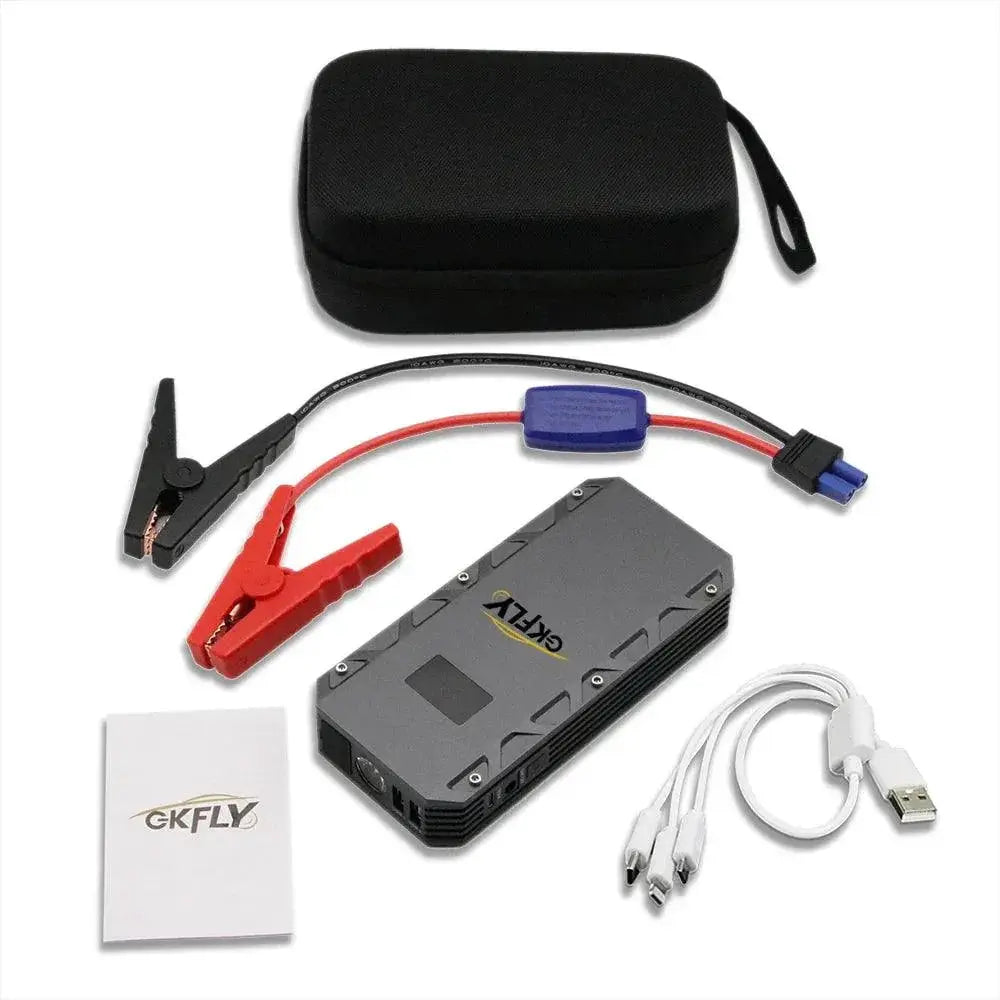 GKFLY Ultra Power Car Jump Starter 1500A 2000A 3000A Battery