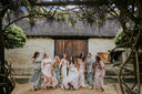 Glam Ivory Sequin Strapless Wedding Gown