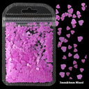 Glam Valentine’s Heart Nail Glitter Kit for Creative DIY Manicures