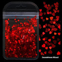 Glam Valentine’s Heart Nail Glitter Kit for Creative DIY Manicures