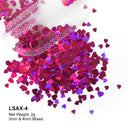 Glam Valentine’s Heart Nail Glitter Kit for Creative DIY Manicures