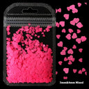 Glam Valentine’s Heart Nail Glitter Kit for Creative DIY Manicures