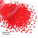 Glam Valentine’s Heart Nail Glitter Kit for Creative DIY Manicures