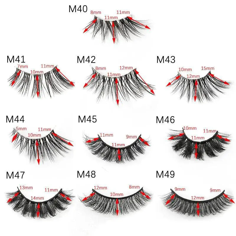 Glamorous 3D False Eyelashes For Natural Beauty Eyes