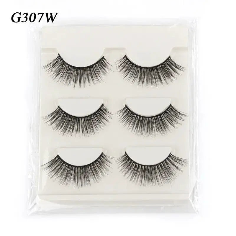 Glamorous 3D False Eyelashes For Natural Beauty Eyes