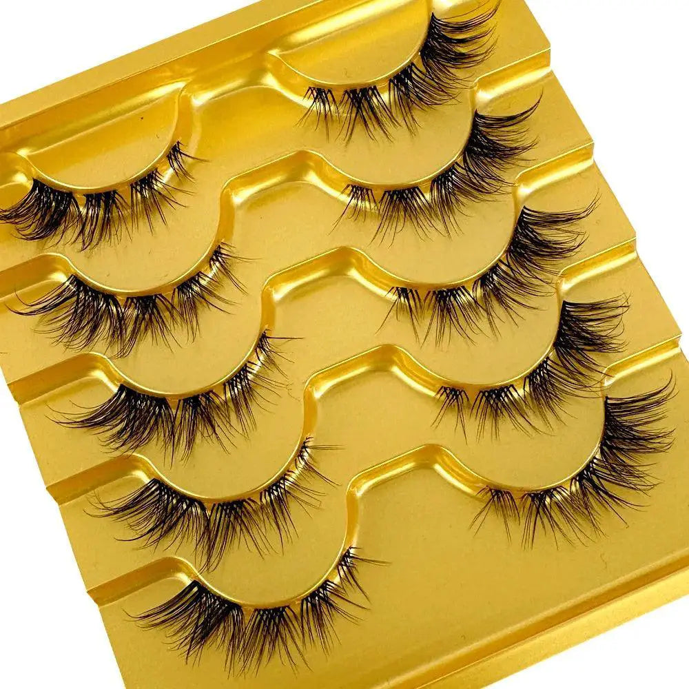 Glamorous 3D Faux Mink Eyelashes Handmade Variety Pack