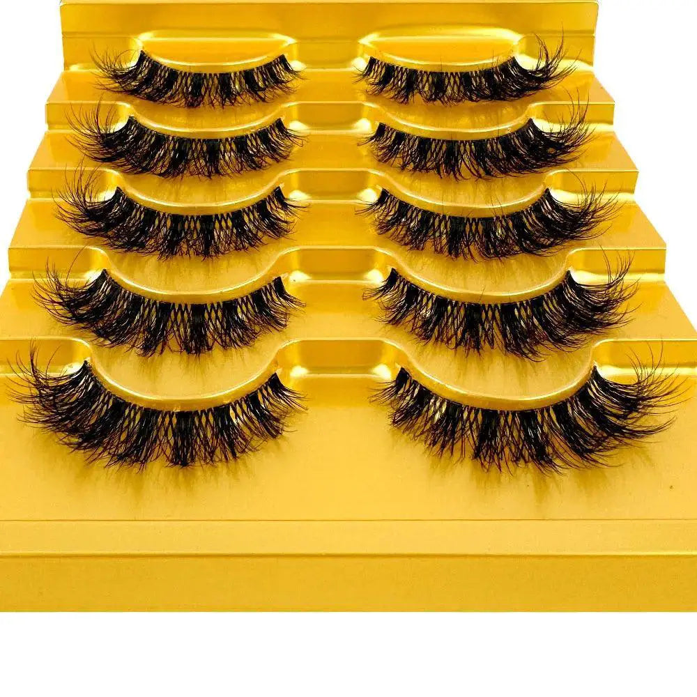 Glamorous 3D Faux Mink Eyelashes Handmade Variety Pack