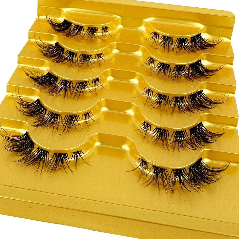 Glamorous 3D Faux Mink Eyelashes Handmade Variety Pack