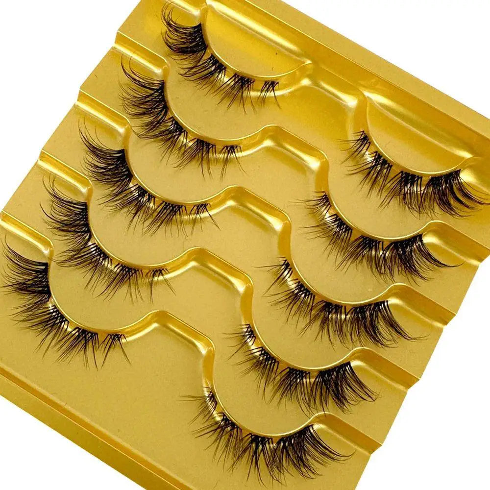 Glamorous 3D Faux Mink Eyelashes Handmade Variety Pack