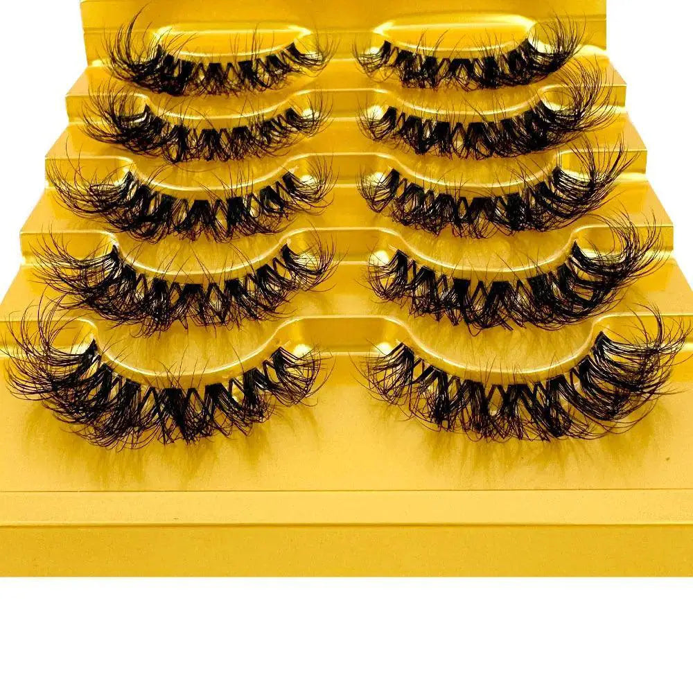Natural Volume Faux Mink Eyelashes — 5pairsLN031