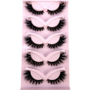Glamorous Cat Eye 3D Mink Lashes Set for Captivating Look