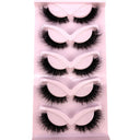 Glamorous Cat Eye 3D Mink Lashes Set for Captivating Look