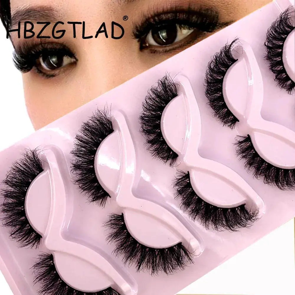 Glamorous Cat Eye 3D Mink Lashes Set For Captivating Look