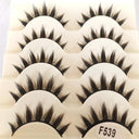 Glamorous Natural Cosplay False Eyelashes Set for Makeup