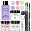 Glamour Nail Glitter Set: Sparkling Acrylic Manicure Kit