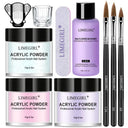 Glamour Nail Glitter Set: Sparkling Acrylic Manicure Kit