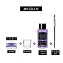 Glamour Nail Glitter Set: Sparkling Acrylic Manicure Kit