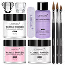 Glamour Nail Glitter Set: Sparkling Acrylic Manicure Kit