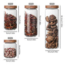 Keeps Food Fresh Glass Canister Set