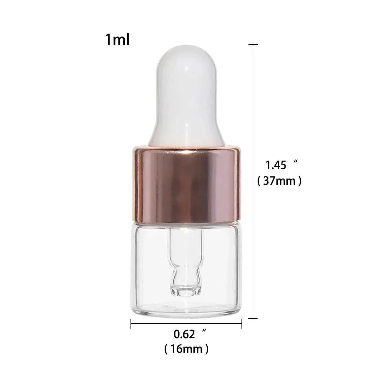 Glass Dropper Bottles Set For Essential Oil Storage Solution