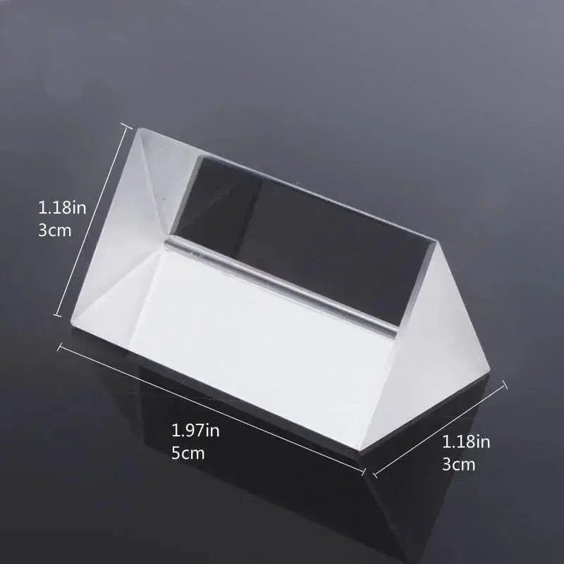 Glass Prism Light Spectrum Toy For Physics Fun Now