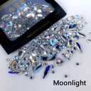 Glass Rhinestones and Beads Set for DIY Jewelry Arts