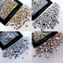 Glass Rhinestones and Beads Set for DIY Jewelry Arts