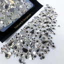 Glass Rhinestones and Beads Set for DIY Jewelry Arts