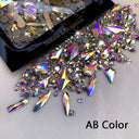 Glass Rhinestones and Beads Set for DIY Jewelry Arts