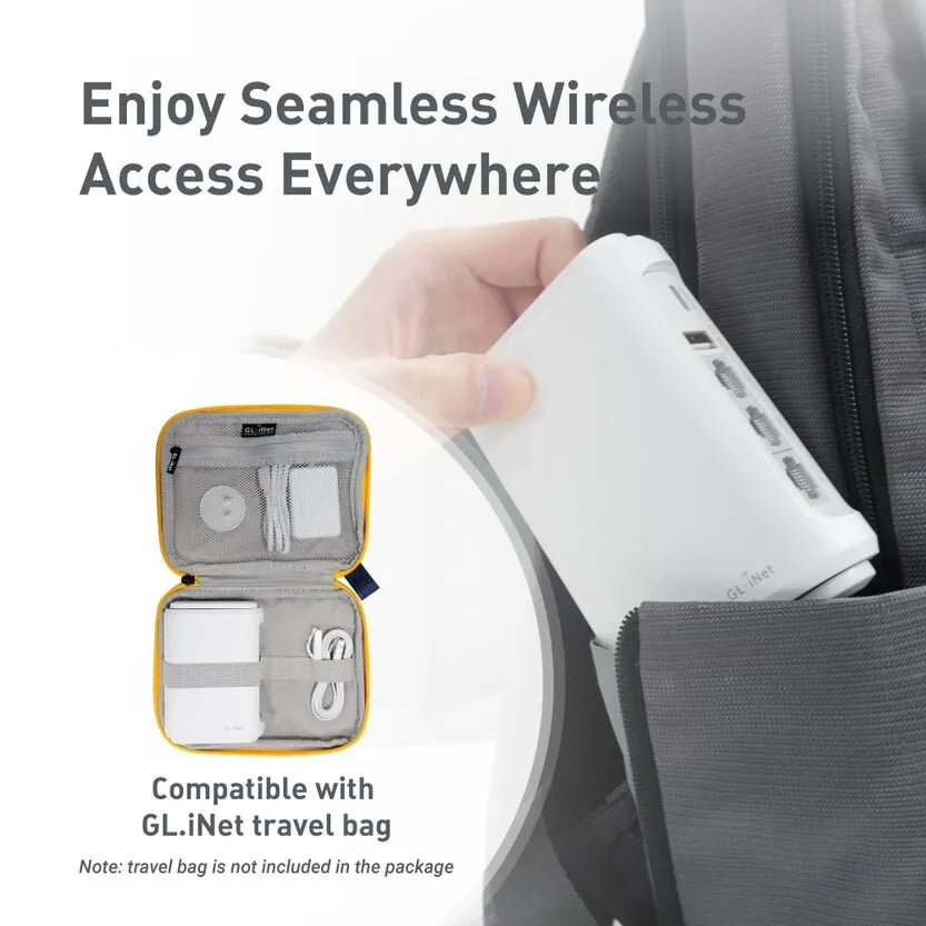 GL.iNet GL - SFT1200 Opal - Secure Travel WiFi Pro AC1200 DualBand Router VPN Ready