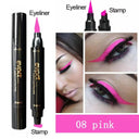 Glitter Eyeliner Stamp Duo: 7 Color Fast Dry Eye Liner