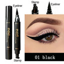 Glitter Eyeliner Stamp Duo: 7 Color Fast Dry Eye Liner