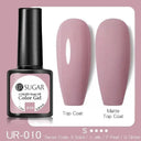 No Wipe Top Coat Gel Nail Set for Home