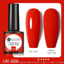 No Wipe Top Coat Gel Nail Set for Home