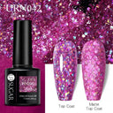 No Wipe Top Coat Gel Nail Set for Home