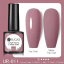 No Wipe Top Coat Gel Nail Set for Home